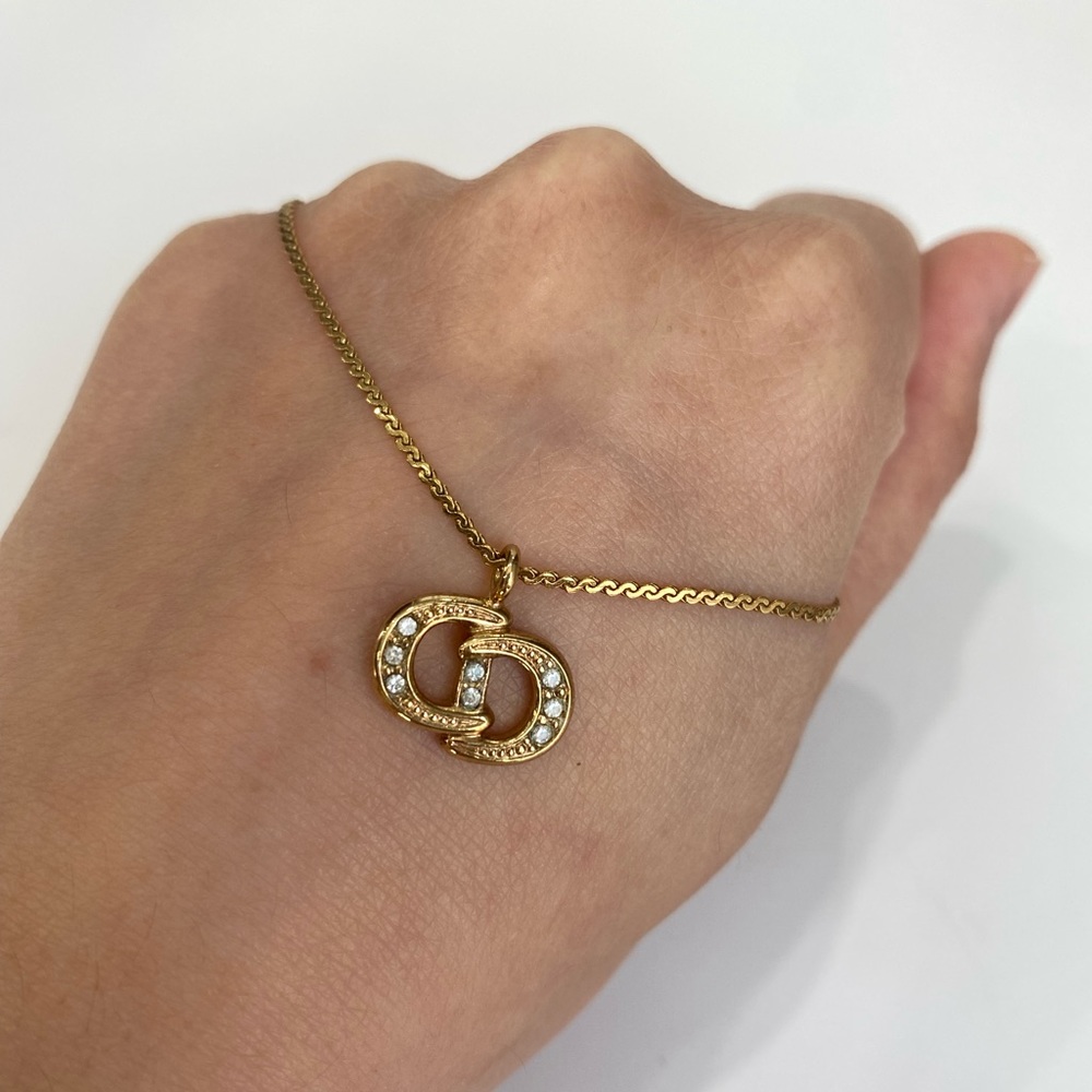 Authentic vintage Dior “CD” logo necklace - Picture 6 of 8